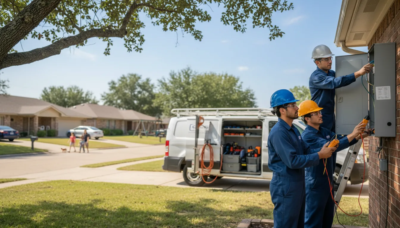 Certified electrician providing emergency electrical services in Whitten, IA